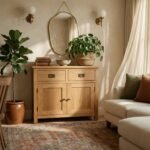 Surrey Oak Small Sideboard - Image 2