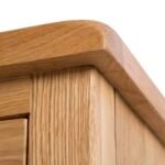 Surrey Oak Slim Bedside Table - Image 9