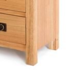 Surrey Oak 2 over 4 Drawer Chest - Image 12