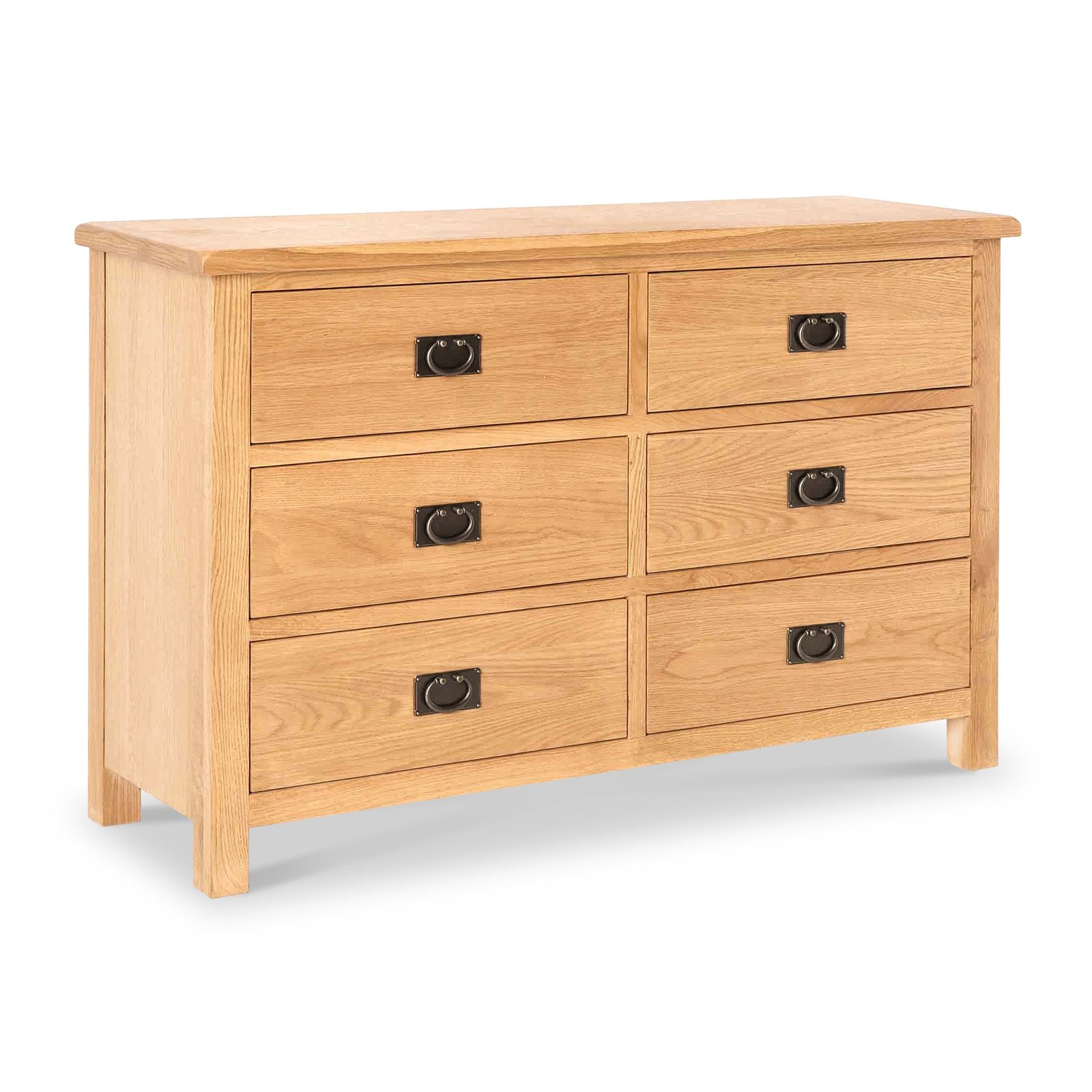 RF2600-surrey-oak-large-chest-drawers-Angle1 Surrey Oak Large Chest Of Drawers - Image 1