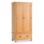 Surrey Oak Double Wardrobe & Drawer