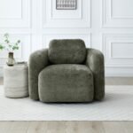 Irving Chenille Swivel Chair - Image 14