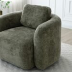 Irving Chenille Swivel Chair - Image 15