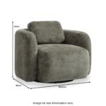 Irving Chenille Swivel Chair - Image 19