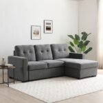 Winslet Button Back Chaise Sofa Bed - Image 2