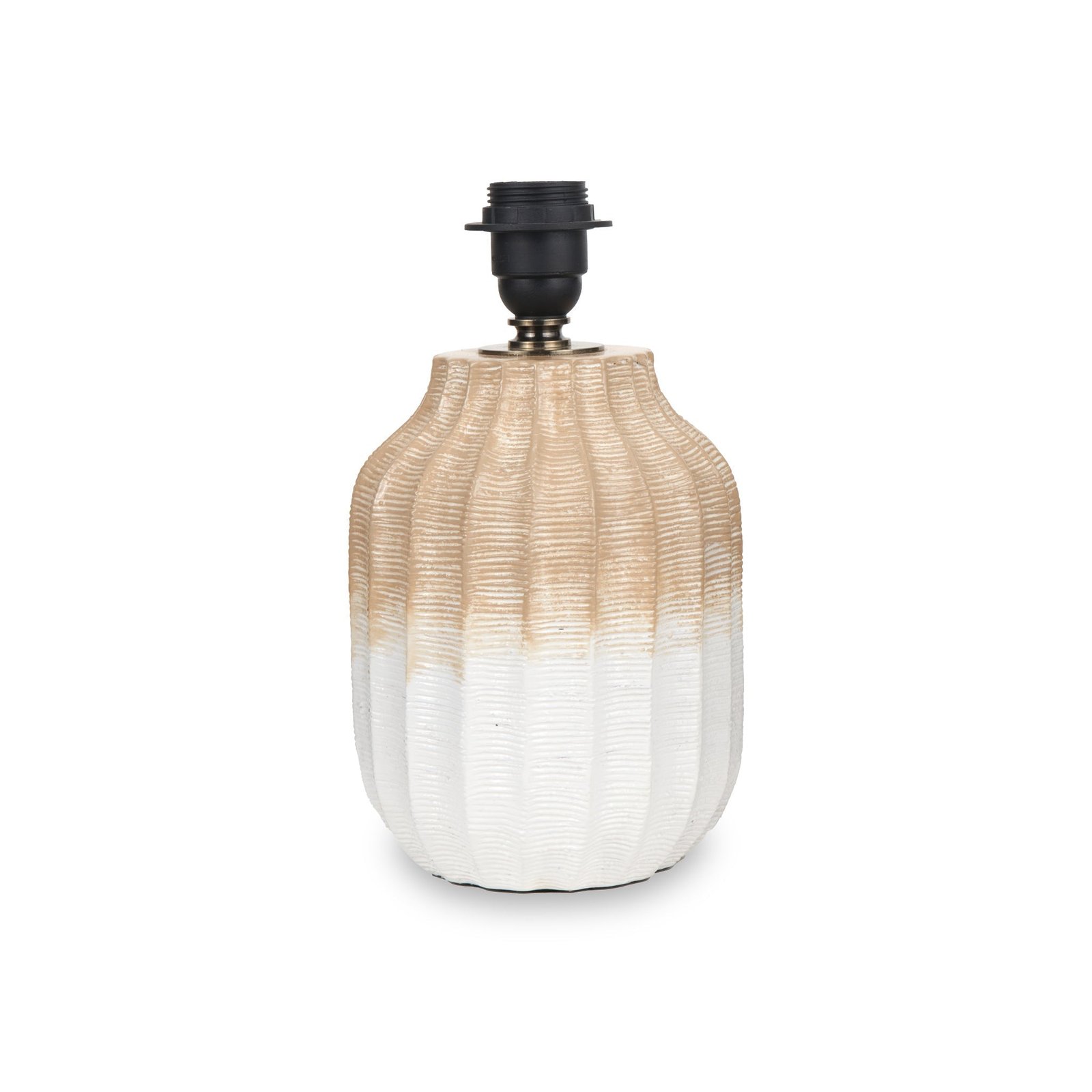 RF30-1041-BO-Amalia-Natural-Ombre-Textured-Stoneware-Table-Lamp-Front2 Amalia Natural Ombre Textured Stoneware Table Lamp - Image 1