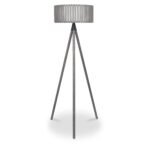 Rabanne Antique Wood Slat Tripod Floor Lamp