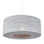Patpong 50cm Grey Jute Easy Fit Pendant - Image 6