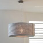 Patpong 50cm Grey Jute Easy Fit Pendant - Image 2
