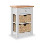 Farro Telephone Table with Baskets
