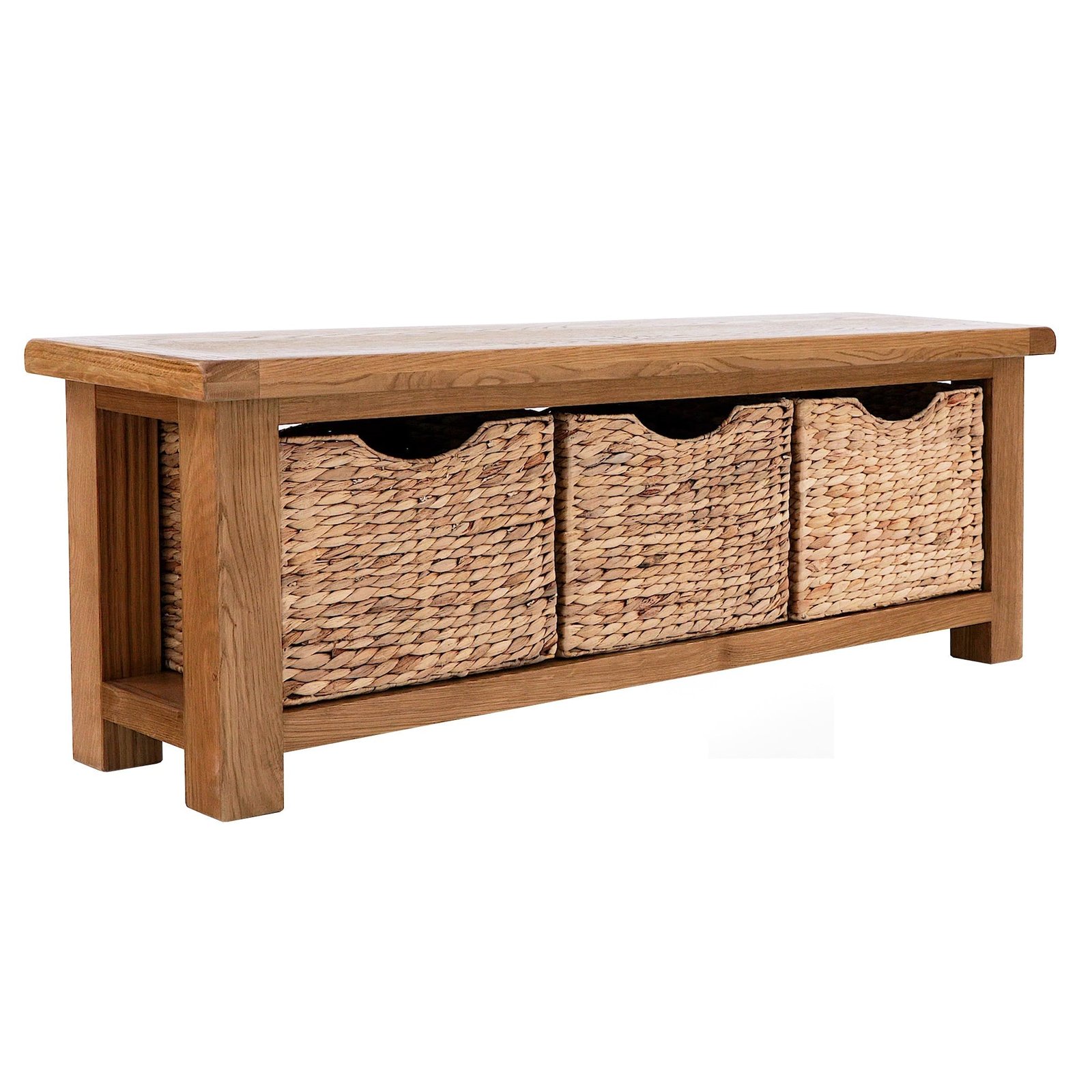 RF3512-zelah-oak-bench-with-baskets-roseland-furniture-2-new_d0ceb369-0f20-4f6b-8a56-fe121531d6a8 Zelah Oak Bench with Baskets - Image 1