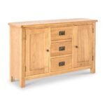 Surrey Oak 3 Drawer Sideboard