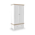 Farro Double Wardrobe with Drawers