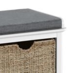Chester White Storage Bench - Image 4
