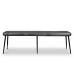 Riana Leather 160cm Bench - Image 4