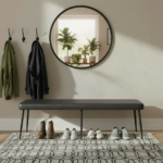 Riana Leather 160cm Bench - Image 2