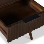 Oskar 1 Drawer Grooved Side Table - Image 8