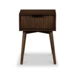 Oskar 1 Drawer Grooved Side Table - Image 5