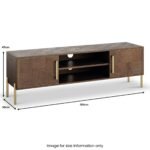 Moira Oak Large TV Unit - Image 12