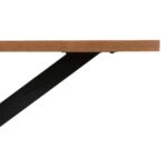 Sunburst Oak 150cm Rectangular Dining Table - Image 5