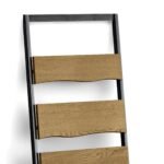 Isaac Oak Ladder Bookcase - Image 5