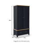 Farro Double Wardrobe with Drawers - Image 51