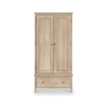 Celine Washed Oak Double Wardrobe - Image 3