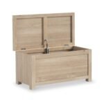 Farro Washed Oak Blanket Box - Image 3
