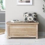 Farro Washed Oak Blanket Box - Image 2