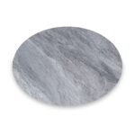 Pimlico Marble Oval Coffee Table with Gold Frame - Image 6