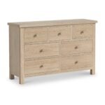 Trelan Washed Oak 3 Over 4 Chest of Drawers