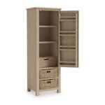 Trelan Washed Oak 3 Drawer Larder - Image 2