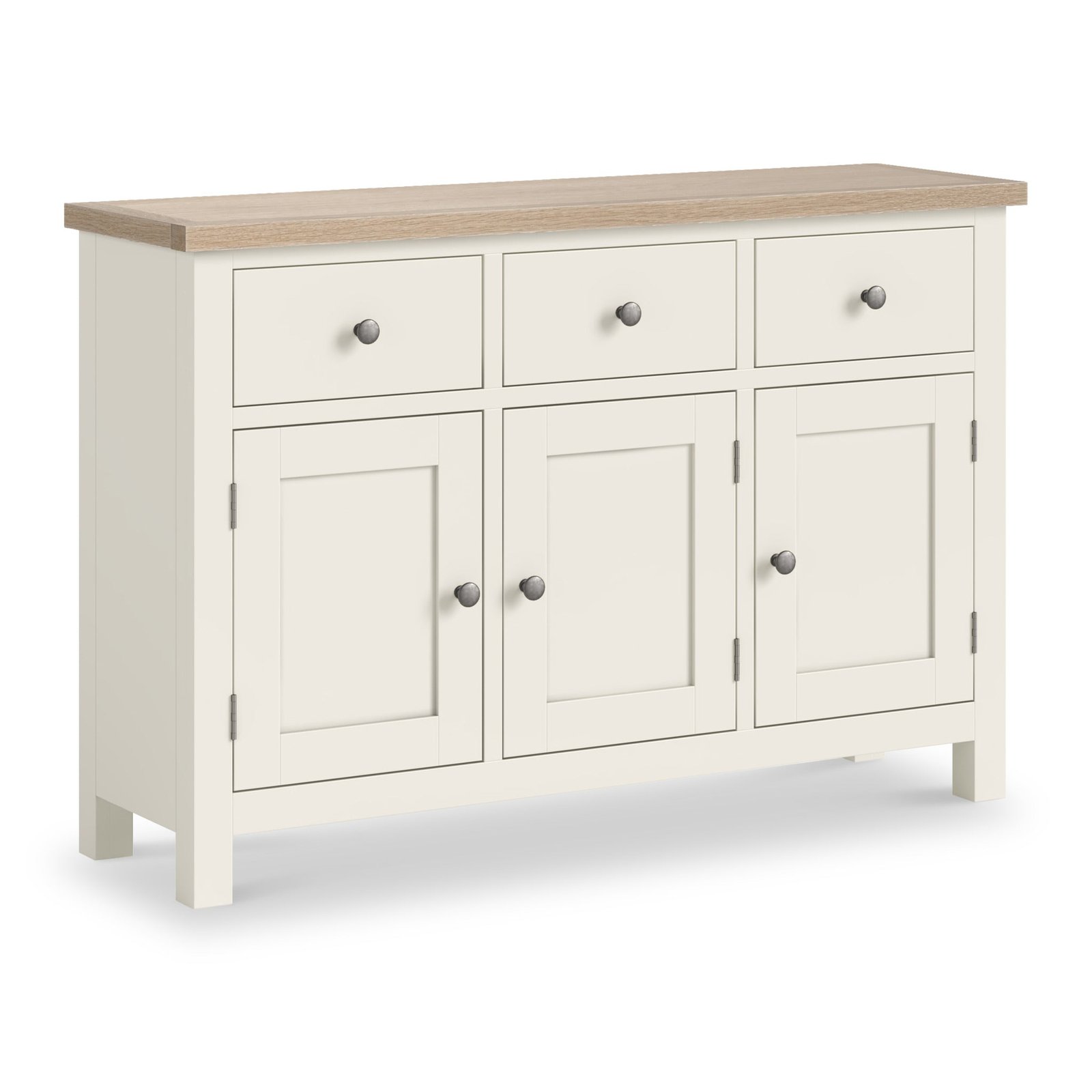 RF8835-Trelan-Painted-Large-Sideboard-Coconut-SH-Angle1 Trelan Large Sideboard - Image 1