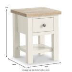 Trelan 1 Drawer Lamp Table - Image 5