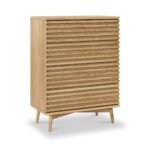 Kari Light Oak 4 Drawer Chest