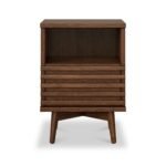 Kari Dark Oak Slim Bedside Table - Image 3