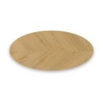 Flintham Oak Oval Coffee Table - Image 2