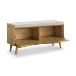 Flintham Oak Storage Bench - Image 2