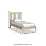 Trelan Washed Oak Bed Frame - Image 5