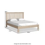 Trelan Washed Oak Bed Frame - Image 7