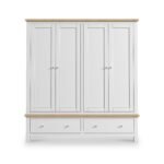 Farro 4 Door Wardrobe with 2 Drawers - Image 11