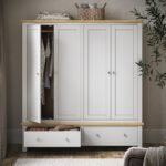 Farro 4 Door Wardrobe with 2 Drawers - Image 10