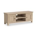 Trelan Washed Oak 125cm Large TV Unit