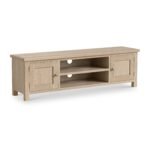 Trelan Washed Oak 160cm Extra Large TV Unit - Image 2