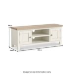 Trelan 125cm Large TV Unit - Image 5
