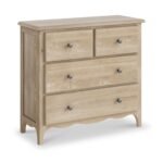 Celine Washed Oak 2 Over 2 Drawer Chest
