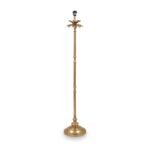 Trafalgar Gold Palm Tree Stick Floor Lamp