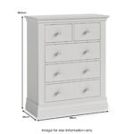 Ingleby 2 over 3 Drawer Chest - Image 5