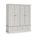 Ingleby 4 Door Wardrobe With Drawers - Image 4