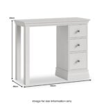 Ingleby Single Pedestal Dressing Table - Image 9